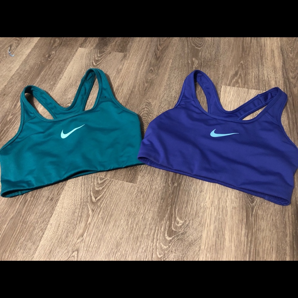 Two Nike Medium Sports Bras
